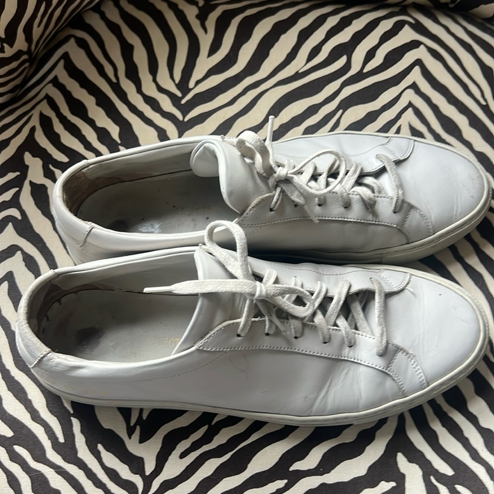 Common projects men’s casual all leather shoe stone color
